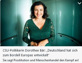 CDU/CSU-Fraktionsvorsitzende Dorothee Bär positioniert sich für das Nordische Modell
